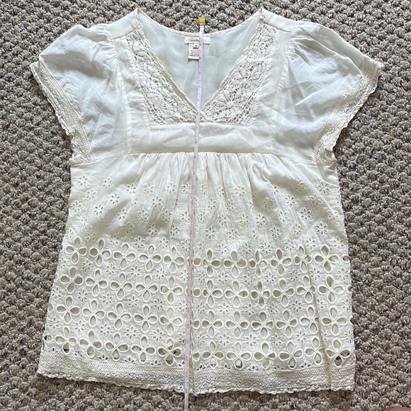 Sundance cream colored top - Picture 10 of 10